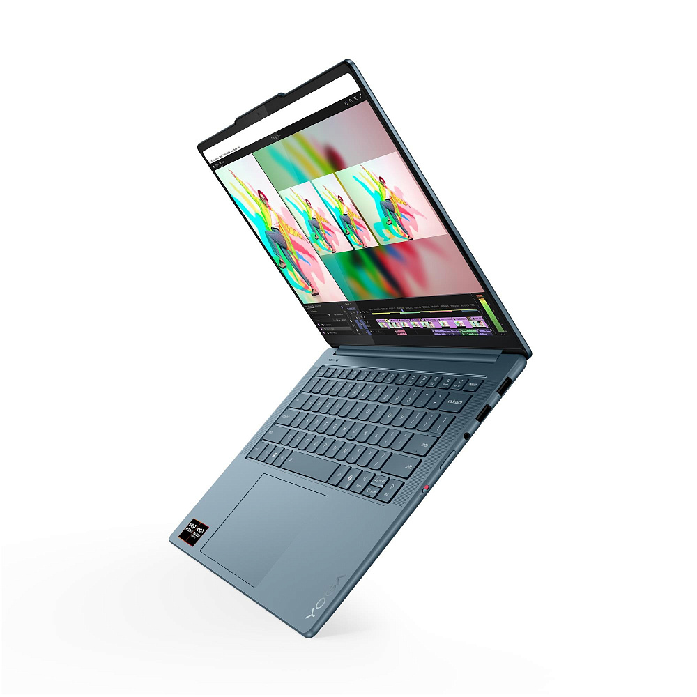 Ноутбук Lenovo Yoga Pro 7 83LX000RRK, 14.5" 3K, AMD Ryzen AI 9 365, AMD Radeon 880M, 32GB LPDDR5x, SSD 1TB, NO OS, RU/US, фото 2