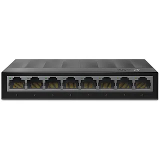 Коммутатор TP-Link LS1008G неуправляемый, 8 портов 1 Гбит/с, пластиковый корпус, на стол или на стену