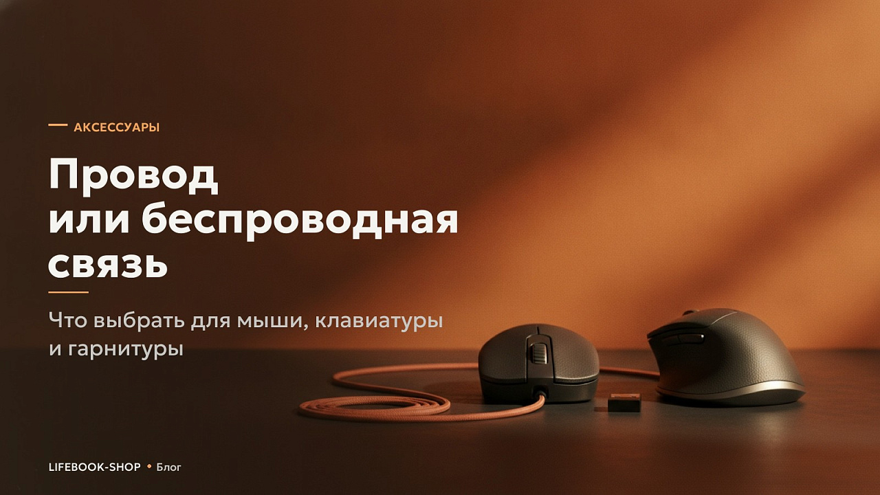 Провод или беспроводная связь: что выбрать для мыши, клавиатуры и гарнитуры