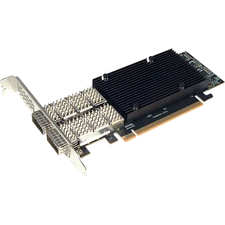 Сетевая карта Sunrich technology(h.k.) Broadcom 2-Port 100G QSFP56 Network Adapter, 2 порта, PCIe 4.0 x 16
