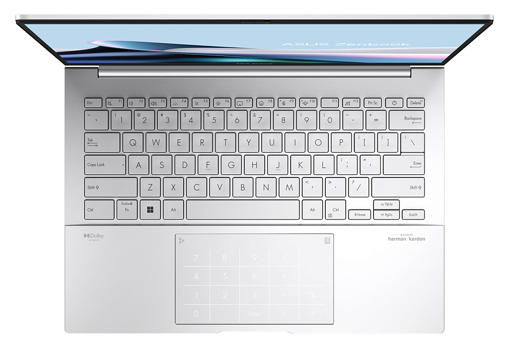 Ноутбук ASUS Zenbook 14 OLED Foggy Silver UX3405MA-QD488W (90NB11R2-M00SS0), Intel Core Ultra 7 155H, 16 ГБ LPDDR5X, 14" Full HD+ OLED, 2 TB SSD PCIe GEN4, WINDOWS 11 HOME, КЛАВИАТУРА RU/US, гарантия 1 год, ЧЕХОЛ В ПОДАРОК!, фото 8
