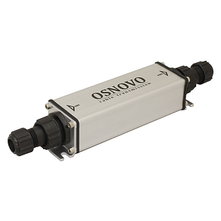 Удлинитель PoE OSNOVO E-PoE/2GW уличный, 1 Гбит/с, до 500 м, грозозащита 6 кВ