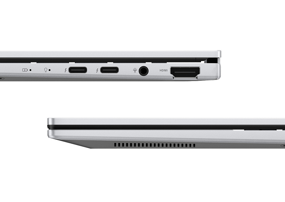 Ноутбук ASUS Zenbook 14 OLED Foggy Silver UX3405MA-QD988 (90NB11R2-M01SN0), Intel Core Ultra 5 125H, 16 ГБ LPDDR5X, 14" Full HD+ OLED, 512 GB SSD PCIe GEN4, NO OS, КЛАВИАТУРА RU/US, гарантия 1 год, ЧЕХОЛ В ПОДАРОК!, фото 5