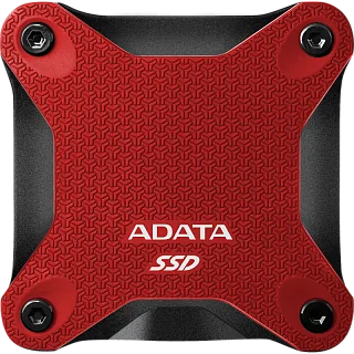 Внешний накопитель ADATA SD620, SSD 2 ТБ, USB 3.2 Gen 2 Type-A, чтение 520 МБ/с, запись 460 МБ/с, красный