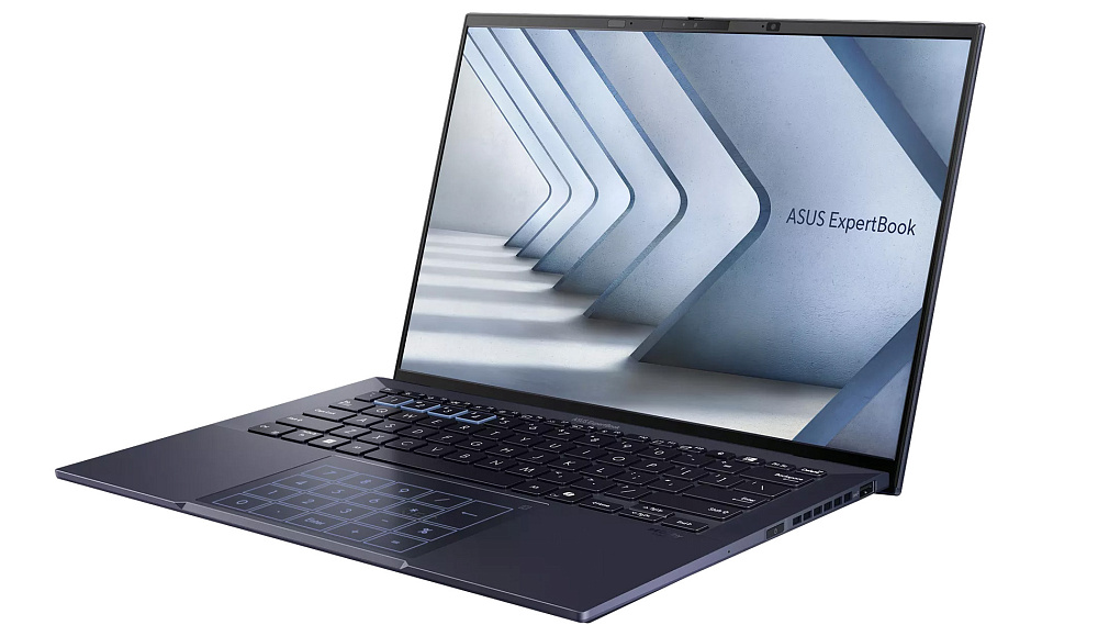 Ноутбук ASUS ExpertBook B9 OLED Star Black B9403CVAR-KM1217 (90NX05W1-M01LW0), Core 5 120U, 16 ГБ LPDDR5X, 14" 3K OLED, 4 TB SSD PCIe GEN4, WINDOWS 11 PRO, КЛАВИАТУРА RU/US, гарантия 1 год, ЧЕХОЛ В ПОДАРОК!, фото 2