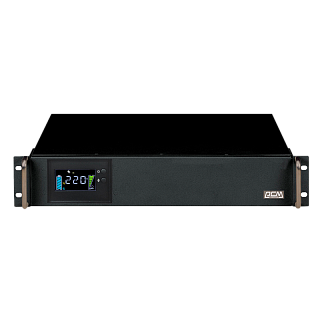 ИБП Powercom King Pro RM KIN-1200AP LCD, 1200 ВА, 720 Вт, Line-Interactive, 6 розеток, IEC C13