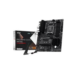 Материнская плата MSI PRO B840-S EVO WIFI6E, AM5, AMD B840, ATX, DDR5