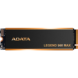 SSD ADATA LEGEND 960 MAX, 2 ТБ, M.2 (22×80 мм), NVMe 1.4, PCIe 4.0 x4, 3D NAND, R/W 7400/6800 МБ/с, с BIG Heat Spreader
