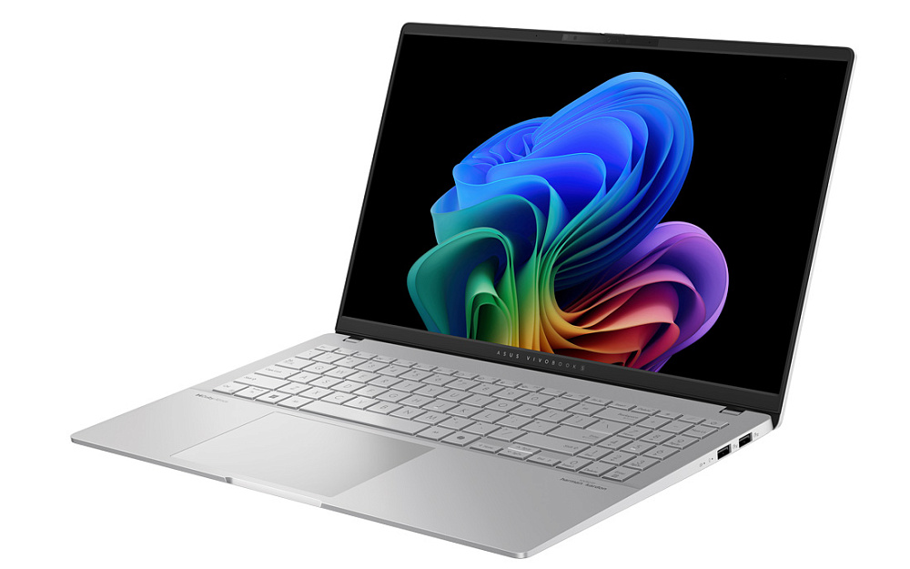 Ноутбук ASUS Vivobook S 15 OLED Cool Silver S5507QA-MA013W (90NB14Q2-M00B40), Qualcomm Snapdragon X Plus X1P-42-100, 16GB LPDDR5X, 4 TB SSD PCIe GEN4, 15.6" 3K OLED 120 Гц, Qualcomm SD X Adreno X1-45, WINDOWS 11 HOME, КЛАВИАТУРА RU/US, гарантия 1 год, фото 4