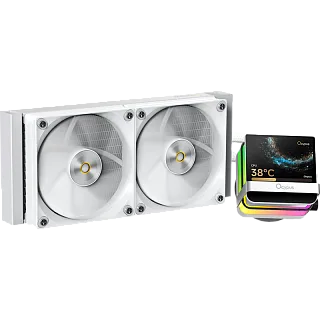 Система жидкостного охлаждения Ocypus Sigma L24 PRO WH, вентилятор 120 мм, шум 36 дБА, AM5