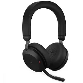 Гарнитура Jabra Evolve2 75 MS Stereo, Bluetooth 5.2, адаптер Link 380c USB-C, гибридное ANC