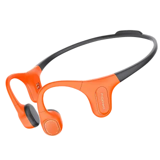Гарнитура Mojawa Aerra Activa ENC, Bluetooth 5.2, USB Type-C, накладные, оранжевый, чёрный