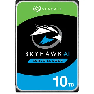 Жёсткий диск Seagate SkyHawk AI 10 ТБ 3,5″, 7200 об/мин, кэш 256 МБ, для видеонаблюдения