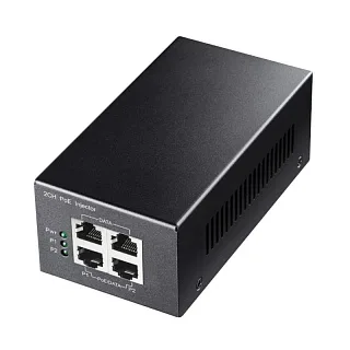 Инжектор PoE+ Cudy POE220, 2 порта 1 Гбит/с, 802.3at, 30 Вт