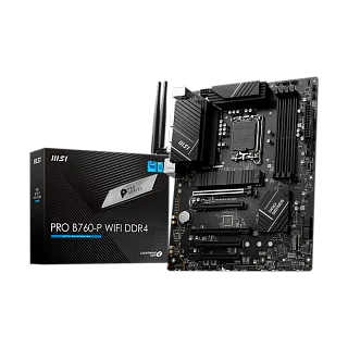 Материнская плата MSI INTEL B760 s1700, LGA1700, ATX, DDR4, DIMM, 128 ГБ ОЗУ