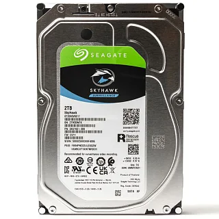 Жёсткий диск Seagate SkyHawk 2 ТБ 3,5″, 5400 об/мин, кэш 256 МБ, для видеонаблюдения