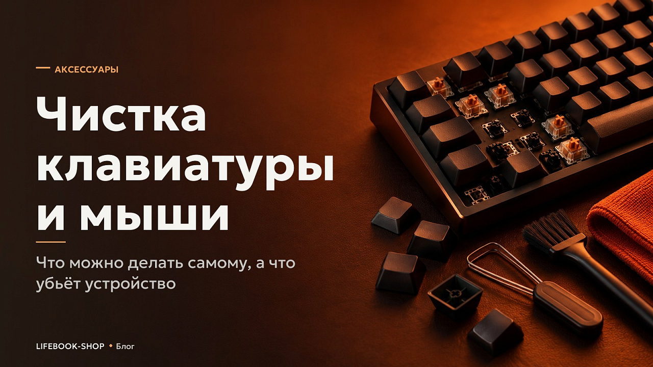 Чистка клавиатуры и мыши: что можно делать самому, а что убьёт устройство