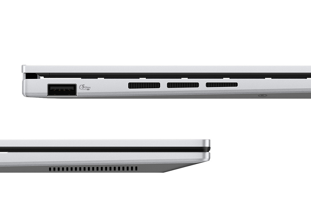 Ноутбук ASUS Zenbook 14 OLED Foggy Silver UX3405MA-QD988 (90NB11R2-M01SN0), Intel Core Ultra 5 125H, 16 ГБ LPDDR5X, 14" Full HD+ OLED, 512 GB SSD PCIe GEN4, NO OS, КЛАВИАТУРА RU/US, гарантия 1 год, ЧЕХОЛ В ПОДАРОК!, фото 6