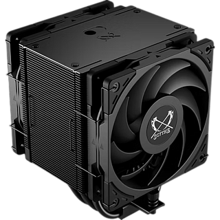 Кулер для процессора/ CPU Cooler Scythe Mugen 6 Dual Fan Black Edition (300W, 4-pin PWM, 154mm, Al/Cu, 6x6mm, 2x120mm, 60.29CFM, 26.88dBA, 2000RPM, S: 1851/1700/1200/115X/2011/2066, AM5/AM4, black)