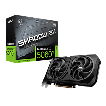 Видеокарта MSI GeForce RTX 5060 Ti 16G SHADOW 2X OC PLUS, NVIDIA GeForce RTX 5060 Ti