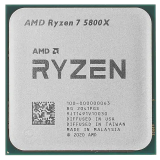 Процессор AMD RYZEN 7 5800X, 105 Вт