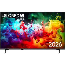Телевизор ЖК 50'' LG/ 50", Ultra HD, Dynamic QNED Color, Direct Led, Smart TV (WebOS 26), Wi-Fi 5, DVB-T2/C/S2, MR, 60Hz Native, 2.0ch (20W), 3хHDMI, 1хUSB, 2 Pole, Black, 2026