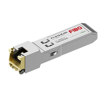 Трансивер FIBO FT-S10-RJ45 SFP+ 10 Гбит/с, медный, RJ-45, до 30 м по кабелю cat 5E, DDM