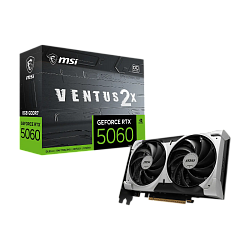 Видеокарта GeForce RTX 5060 8G VENTUS 2X OC V1 (MSI GeForceRTX50608GVENTUS2XOCV1)