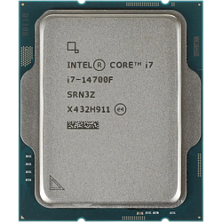 Процессор CPU LGA1700 Intel Core i7-14700F (Raptor Lake, (8P+12E)C/28T, 2.1/5.4GHz, 33MB, 65/219W)