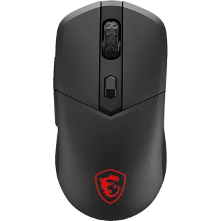 Мышь MSI VERSA 300 W 8K, USB-A, Bluetooth, радиоканал, 26000 dpi, чёрный, подсветка
