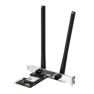 Wi-Fi адаптер Mercusys MA80XE PCI Express, Wi-Fi 6 и Bluetooth, внешние антенны