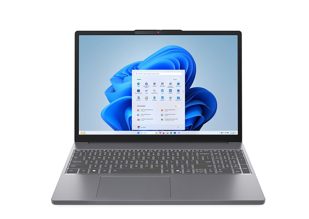 Ноутбук Lenovo IdeaPad Slim 3 15IRH10 83K1002VRK, Luna Grey, 15.3" WUXGA IPS, Intel® Core™ i5-13420H, Intel® UHD Graphics, 16 ГБ DDR5-4800, SSD 512GB, NO OS, КЛАВИАТУРА RU/US, гарантия 1 год, фото 8