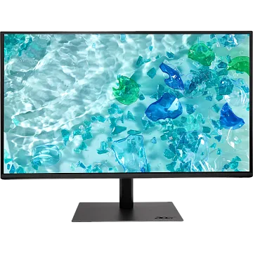 Монитор ACER Vero B247YUP1bmiiprx 23.8'', ZeroFrame, Black, PCR 85% + OBP 5%, 16:9, IPS, 2560x1440, 4 (GTG)ms, 350cd, 144Hz, 2xHDMI(2.1) + 1xDP(1.4) + SPK + Audio Out, Speakers 2Wx2, sync: FreeSync, hdr: HDR 10, hadj 165, DE: Delta E