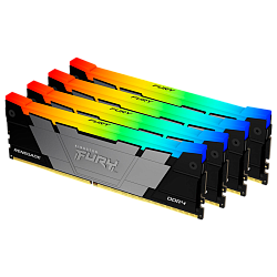 Оперативная память Kingston FURY Renegade RGB, 32ГБ DDR4, 3600MT/s, CL16, Kit of 4