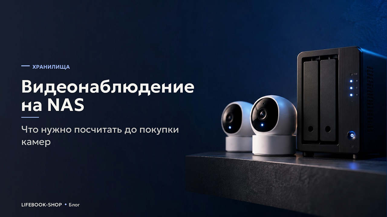 Видеонаблюдение на NAS: что нужно посчитать до покупки камер