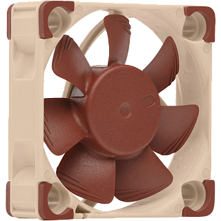 Кулер для корпуса/ Case Cooler Noctua NF-A4x10 FLX (40x40x10mm, 3-pin, 4.83CFM, 17.9dBA, 4500RPM, Beige/Brown)