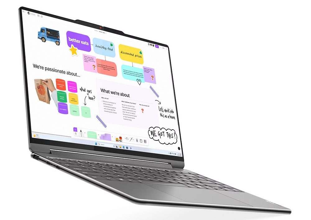 Ноутбук-трансформер Lenovo Yoga 9 2-in-1 14IMH9 83AC005ERK, Luna Grey, 14" 4K OLED 60Hz Touch + Lenovo® Slim Pen, Intel® Core™ Ultra 7 155H, Intel® Arc™ Graphics, 32 GB LPDDR5x-7467, 1 TB SSD PCIe GEN4, WINDOWS 11 HOME, КЛАВИАТУРА RU/US, гарантия 1 год, фото 6