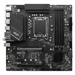 Материнская плата MSI INTEL B760 s1700, LGA1700, mATX, DDR4, DIMM, 128 ГБ ОЗУ