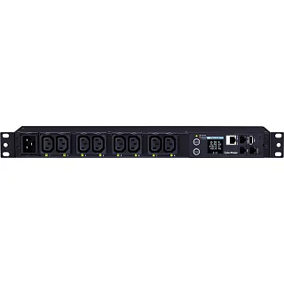 Блок распределения питания CyberPower PDU81005, 1U, 16 А, вход C20, 8 розеток C13