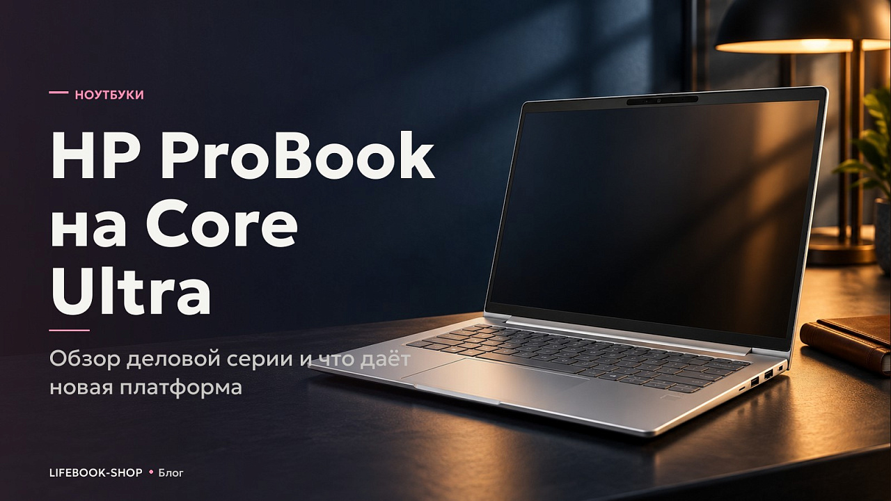 HP ProBook на Core Ultra: обзор деловой серии и что даёт новая платформа