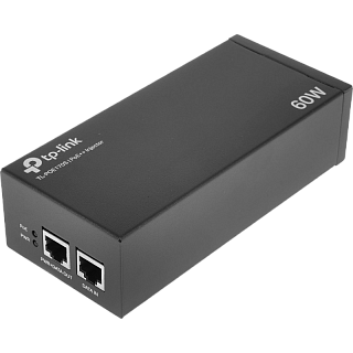 Инжектор PoE++ TP-Link POE170S, 1 порт 1 Гбит/с, до 60 Вт, 802.3bt