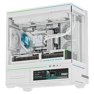 Корпус для ПК Thermalright M10 Vision FAN4-C, Mini Tower, белый, под mATX, mITX
