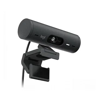 Веб-камера Logitech BRIO 500, Full HD 1920×1080, 30 к/с, автофокус, микрофон, графитовая