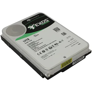Жёсткий диск HDD Seagate SAS 14Tb Exos X16 12Gb/s 7200 256Mb (Seagate ST14000NM002G)