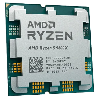 Процессор AMD Ryzen 5 9600X, AM5, OEM, 6 ядер, 12 потоков, до 5.4 ГГц, AMD Radeon Graphics