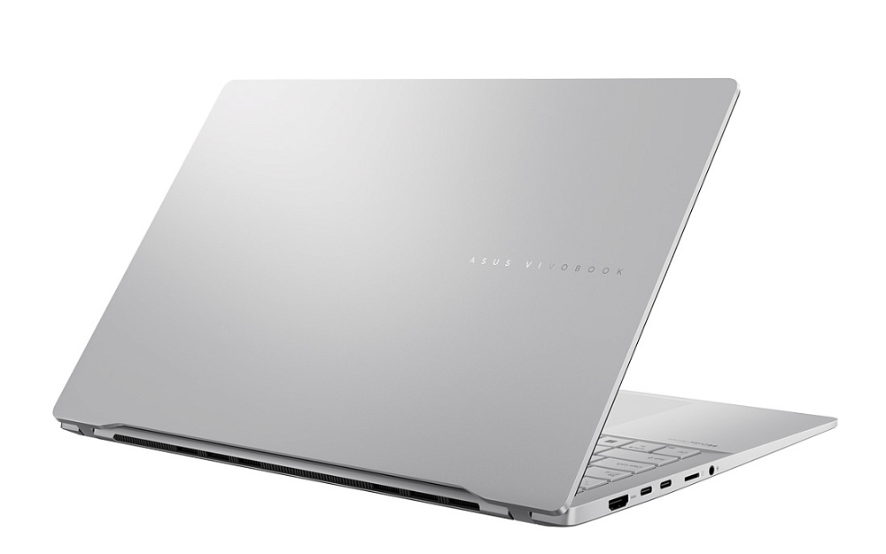 Ноутбук ASUS Vivobook S 15 OLED Cool Silver S5507QA-MA052W (90NB14Q2-M00630), Qualcomm Snapdragon X Elite X1E-78-100, 32GB LPDDR5X, 1 TB SSD PCIe GEN4, 15.6" 3K OLED 120 Гц, Qualcomm SD X Adreno X1-85, WINDOWS 11 HOME, КЛАВИАТУРА RU/US, гарантия 1 год, фото 3
