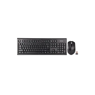 Комплект клавиатура и мышь A4Tech + USB Multimedia 3000NS, радиоканал, чёрный