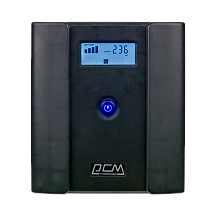 ИБП Powercom Raptor RPT-1500AP LCD EURO, 1500 ВА, 900 Вт, Line-Interactive, 4 розетки, Schuko