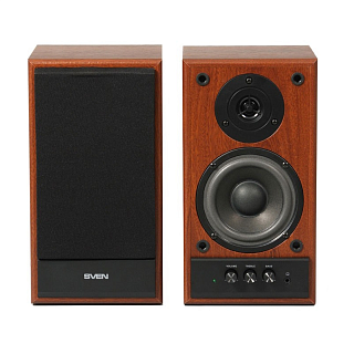 Колонки деревянные АС Sven SPS-702, 40 Вт, проводное подключение, SV-0120702WN