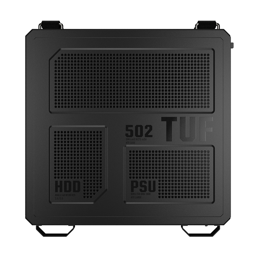 Корпус для ПК ASUS TUF GT502 HORIZON TG ARGB, чёрный, подсветка ARGB, фото 4